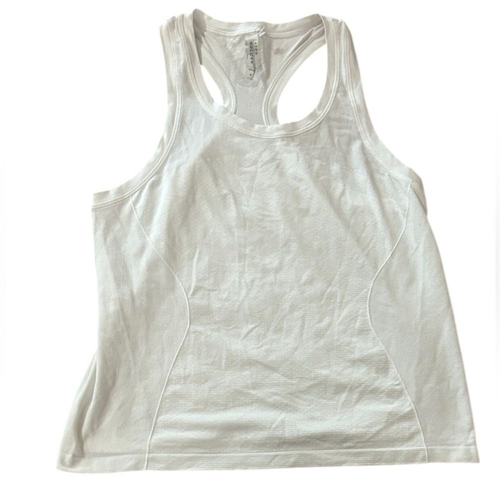 Aritzia Golden White Tank Top XL